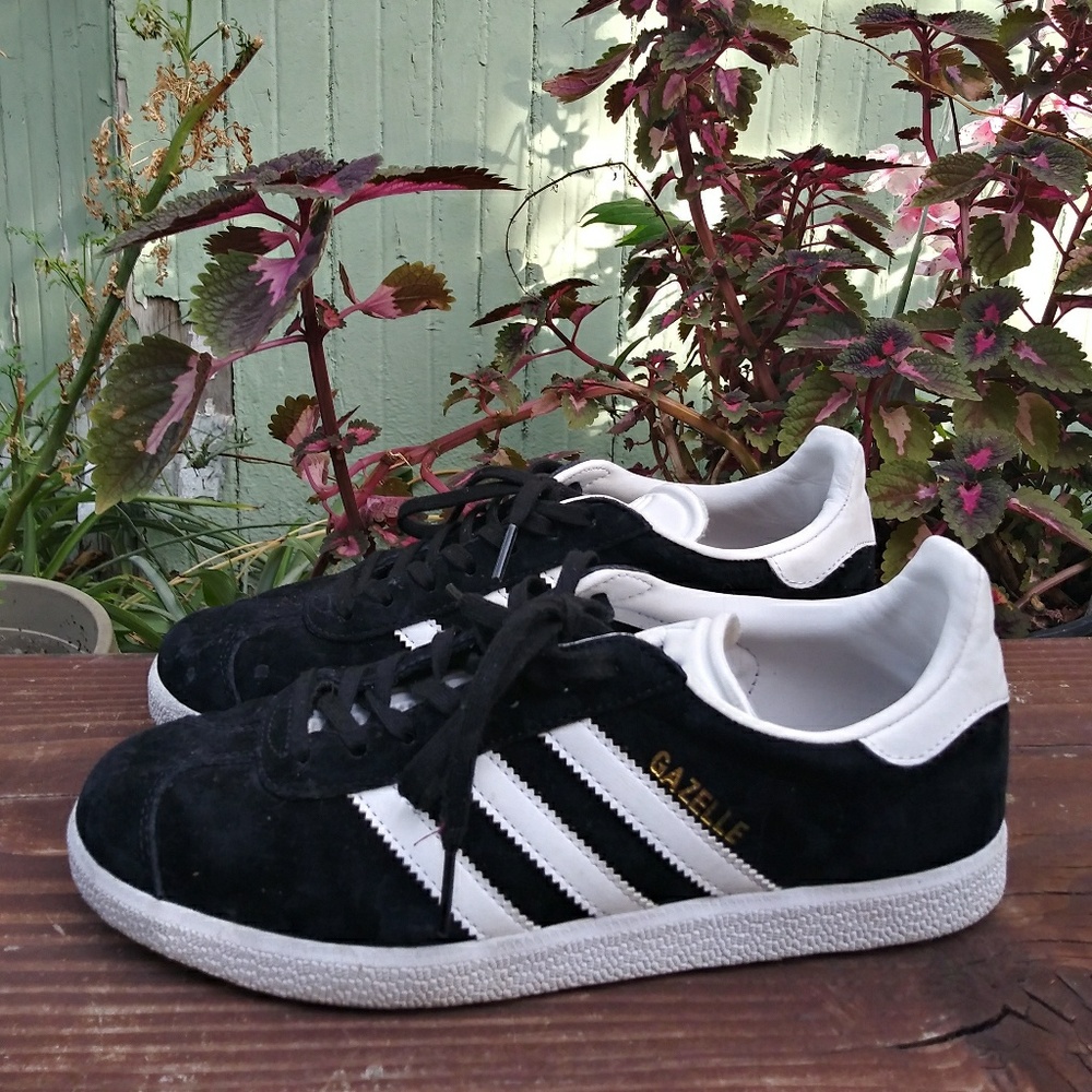 Adidas Black Suede Gazelle